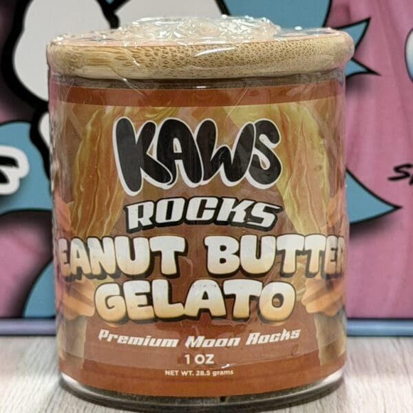 Kaws Rocks Peanut Butter Gelato– Hybrid Premium Moon Rocks (1oz)