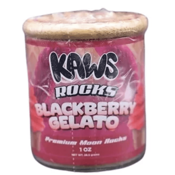 Kaws Rocks BlackBerry Gelato– Hybrid Premium Moon Rocks (1oz)
