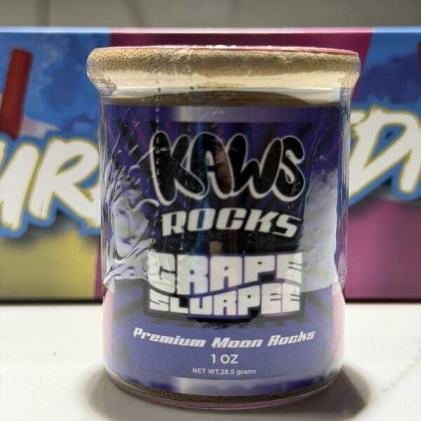 Kaws Rocks Slurpee Edition – Grape Slurpee | Ultra-Premium Hybrid Moon Rocks