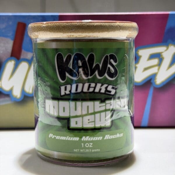Kaws Rocks Slurpee Edition – Mountain Dew | Ultra-Premium Hybrid Moon Rocks