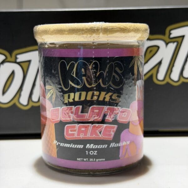 Kaws Rocks Exotic Edition – Gelato Cake | Ultra-Premium Hybrid Moonrocks
