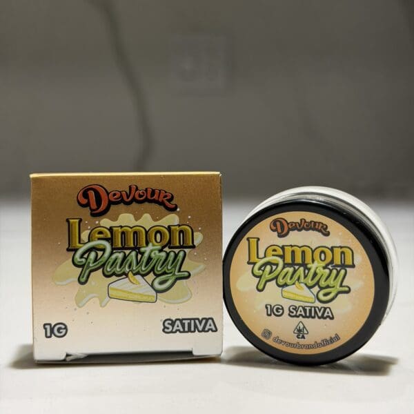 Devour Badder – Lemon Pastry (1g) | Premium Sativa Badder Concentrate