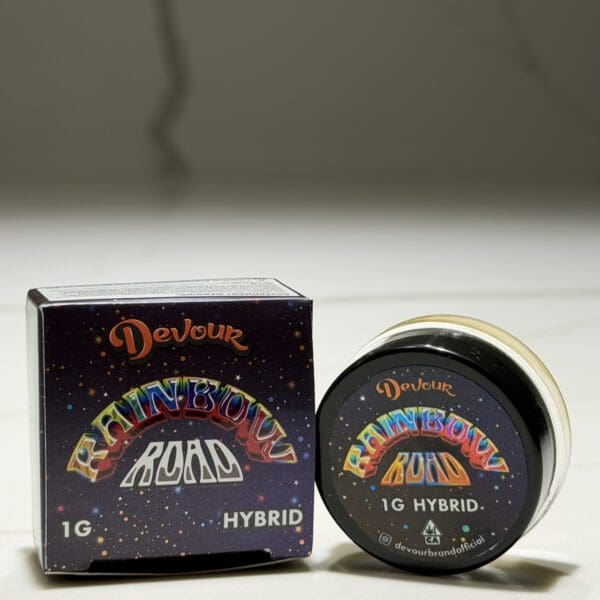 Devour Badder – Rainbow Road (1g) | Premium Hybrid Badder Concentrate