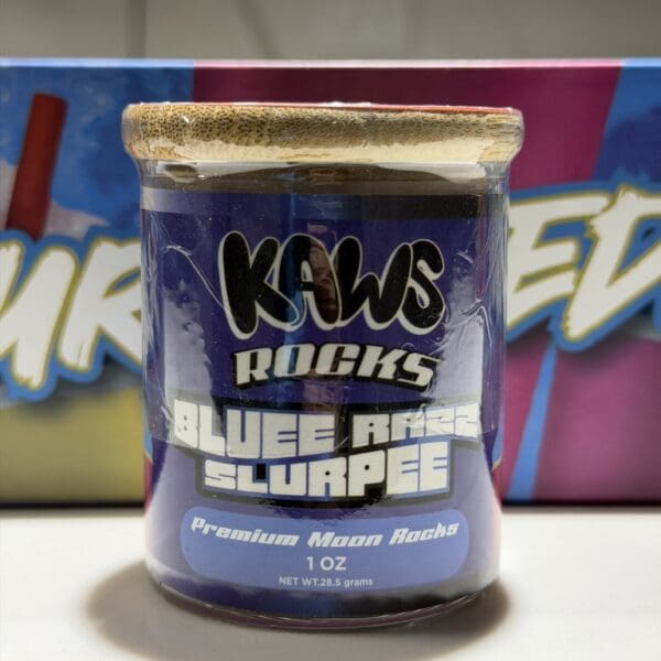 Kaws Rocks Slurpee Edition – Blue Razz Slurpee | Ultra-Premium Hybrid Moon Rocks