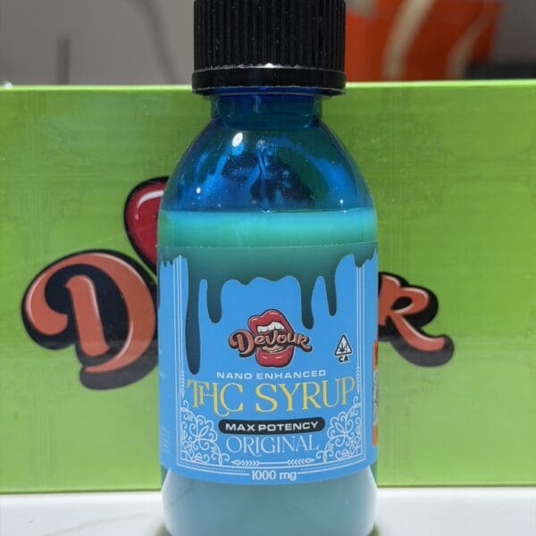 Devour Nano-Enhanced THC Syrup – Original | 1000 MG THC (Max Potency)
