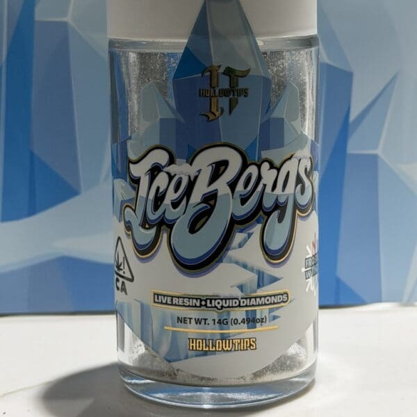 Ice Bergs – Bubble Gum Blicky | Live Resin + Liquid Diamonds Infused Flower (14 Grams)