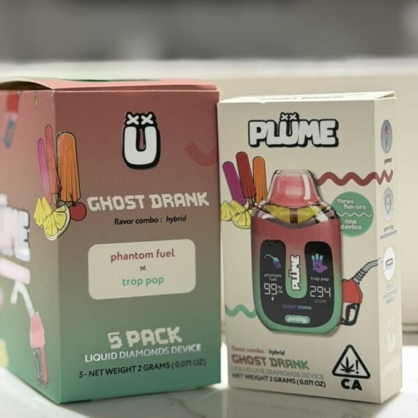 Plume Disposable Vape – Ghost Drink | Phantom Fuel x Trop Pop | Hybrid