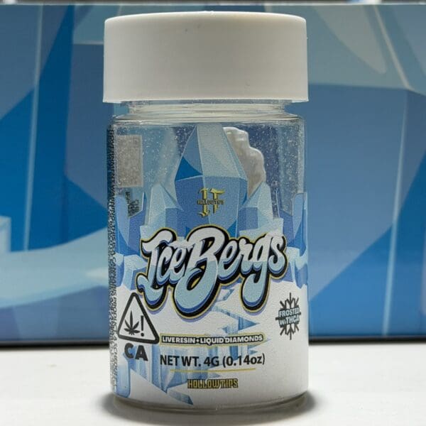 Ice Bergs – Pineapple Mags | Live Resin + Liquid Diamonds Infused Flower (4g)