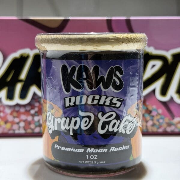 KAWS Exotic Moonrocks – Grape Cake | Premium Hybrid Moonrocks