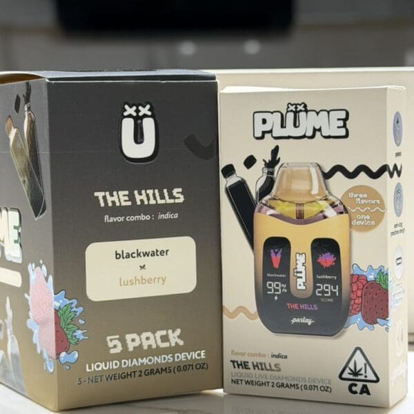 Plume Disposable Vape – The Hills | Blackwater x Lushberry | Indica