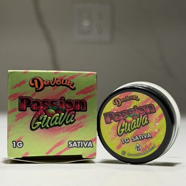 Devour Badder – Passion Guava (1g) | Premium Sativa Badder Concentrate