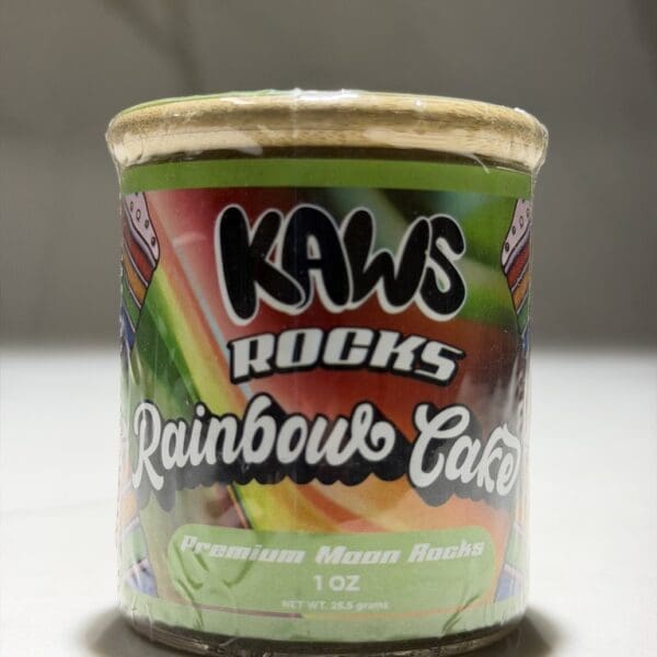 KAWS Exotic Moonrocks – Rainbow Cake | Premium Hybrid Moonrocks