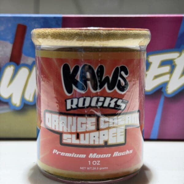 Kaws Rocks Slurpee Edition – Orange Cream Slurpee | Ultra-Premium Hybrid Moon Rocks