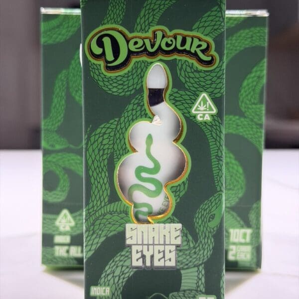 Devour – Snake Eyes | THC All-In-One Disposable Vape | Indica | 2g