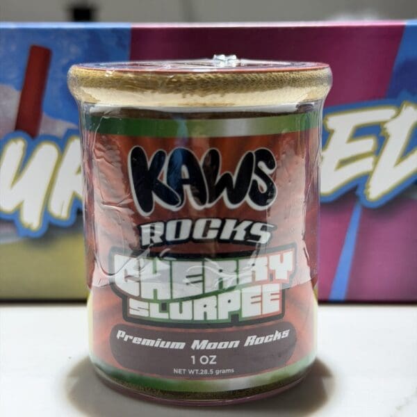 Kaws Rocks Slurpee Edition – Cherry Slurpee | Ultra-Premium Hybrid Moon Rocks