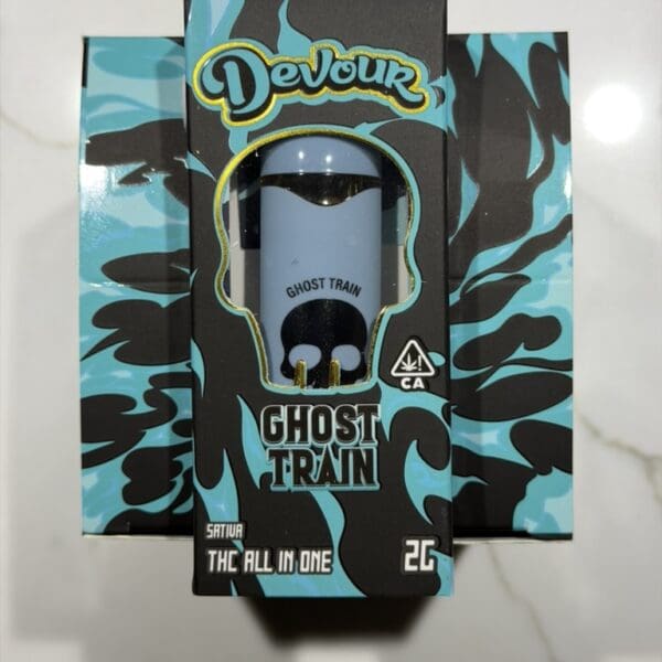 Devour – Ghost Train | THC All-In-One Disposable Vape | Sativa | 2g