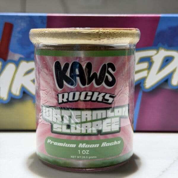 Kaws Rocks Slurpee Edition – Watermelon Slurpee | Ultra-Premium Hybrid Moon Rocks