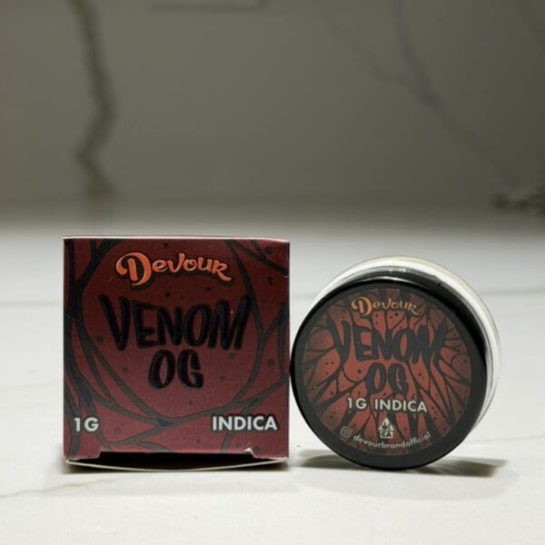 Devour Badder – Venom OG (1g) | Premium Indica Badder Concentrate
