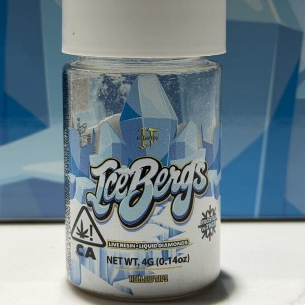Ice Bergs – Bubble Gum Gelato | Live Resin + Liquid Diamonds Infused Flower (4g)