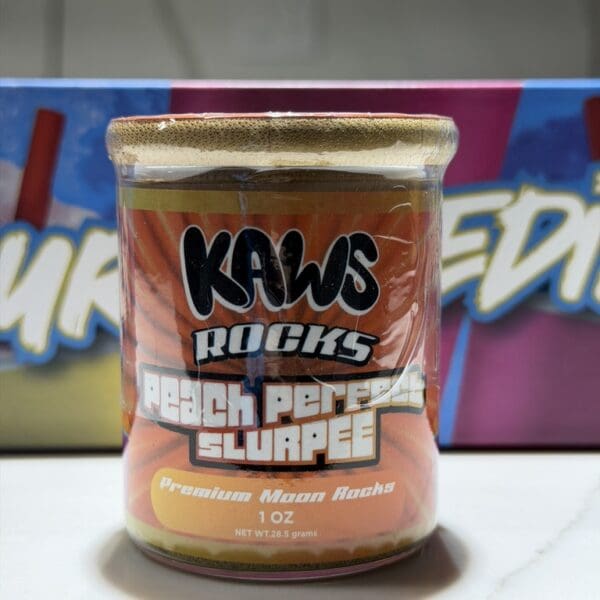 Kaws Rocks Slurpee Edition – Peach Perfect Slurpee | Ultra-Premium Hybrid Moon Rocks