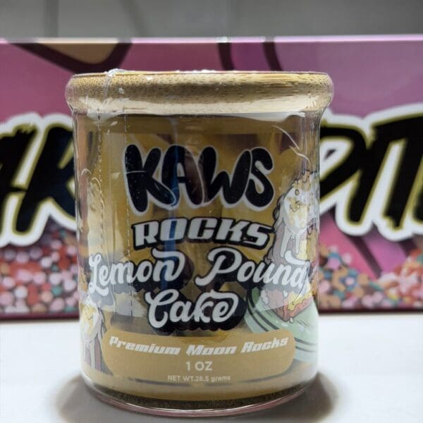 Kaws Rocks Exotic Moonrocks – Lemon Pound Cake | Premium Hybrid Moonrocks