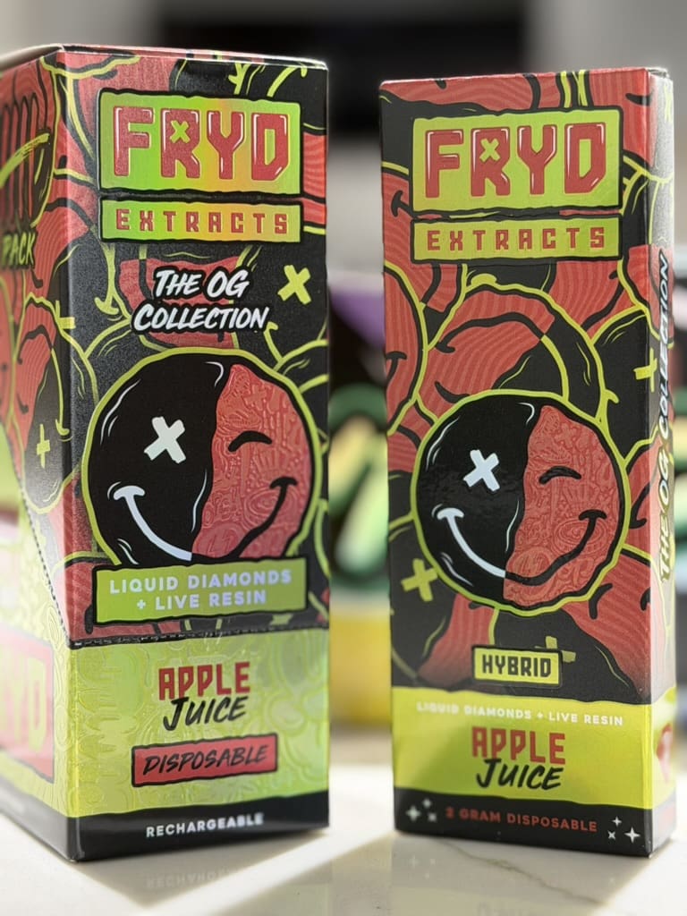 5517EE08-721A-49D6-9D5C-58B4026AA3AB_1_105_c.jpeg Fryd Ex – Apple Juice | Hybrid Disposable Vape - Image 1