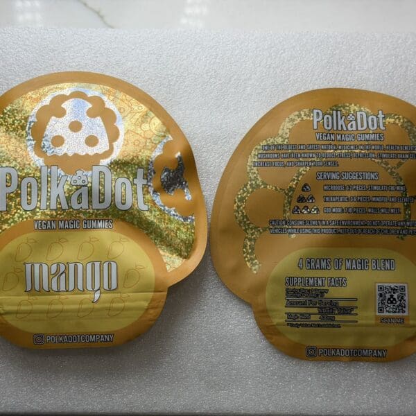 Polkadot Vegan Magic Gummies – Mango | Vegan Psychedelic Gummies