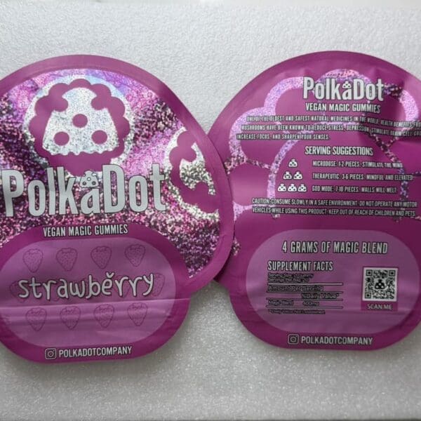 Polkadot Vegan Magic Gummies – Strawberry | Vegan Psychedelic Gummies