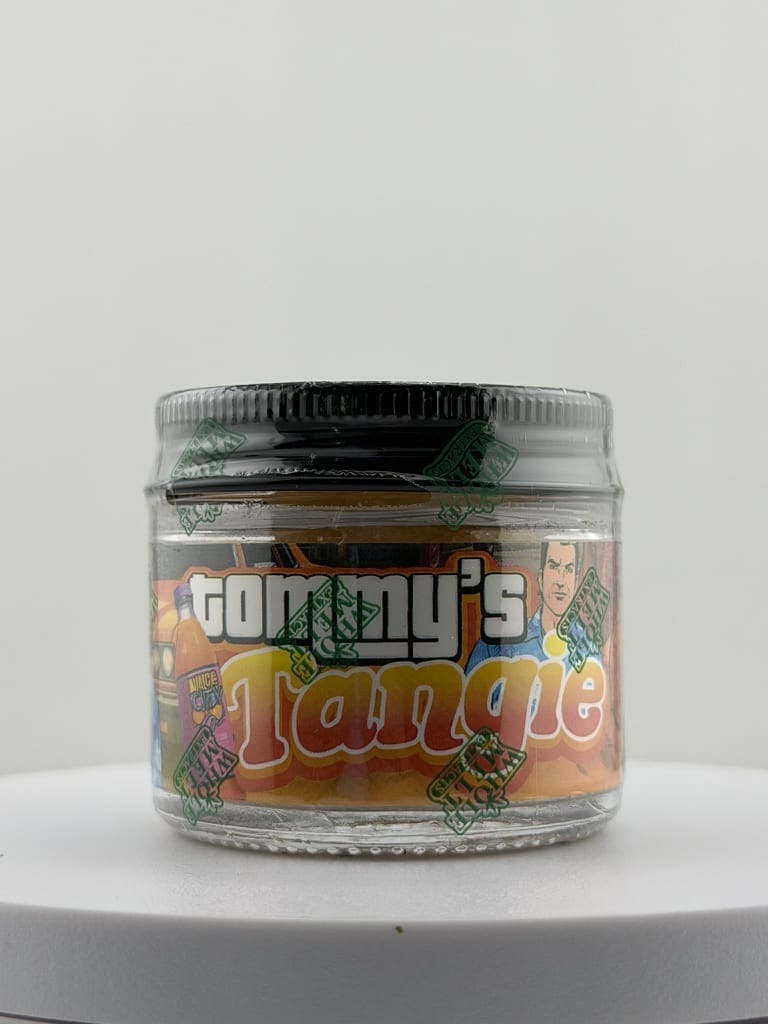 56C0D209-A638-4DFA-BACA-79D2F7909BA3_1_105_c.jpeg Tommy’s Tangie – Live Resin Sugar | 1oz Premium Sativa Extract - Image 1