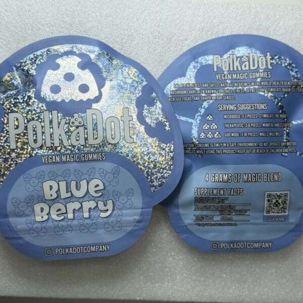 Polkadot Vegan Magic Gummies – Blueberry | Vegan Psychedelic Gummies