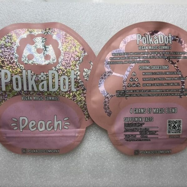 Polkadot Vegan Magic Gummies – Peach | Vegan Psychedelic Gummies