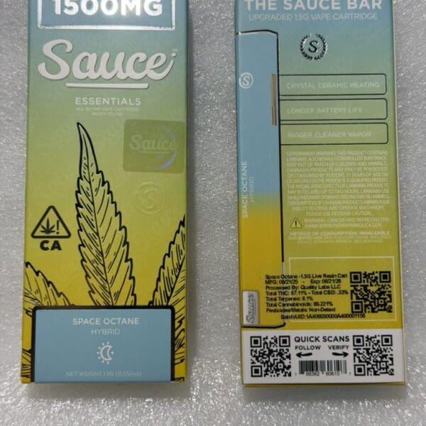 Sauce – Space Octane | Live Resin Vape | Hybrid