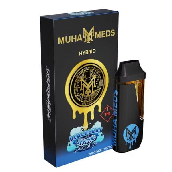 Muha Meds – Blueberry Haze Disposable Vape (2G | Hybrid)