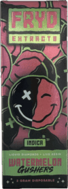 FRYD Extracts Watermelon Gushers 2G Disposable Vape – Liquid Diamonds + Live Resin (Indica)