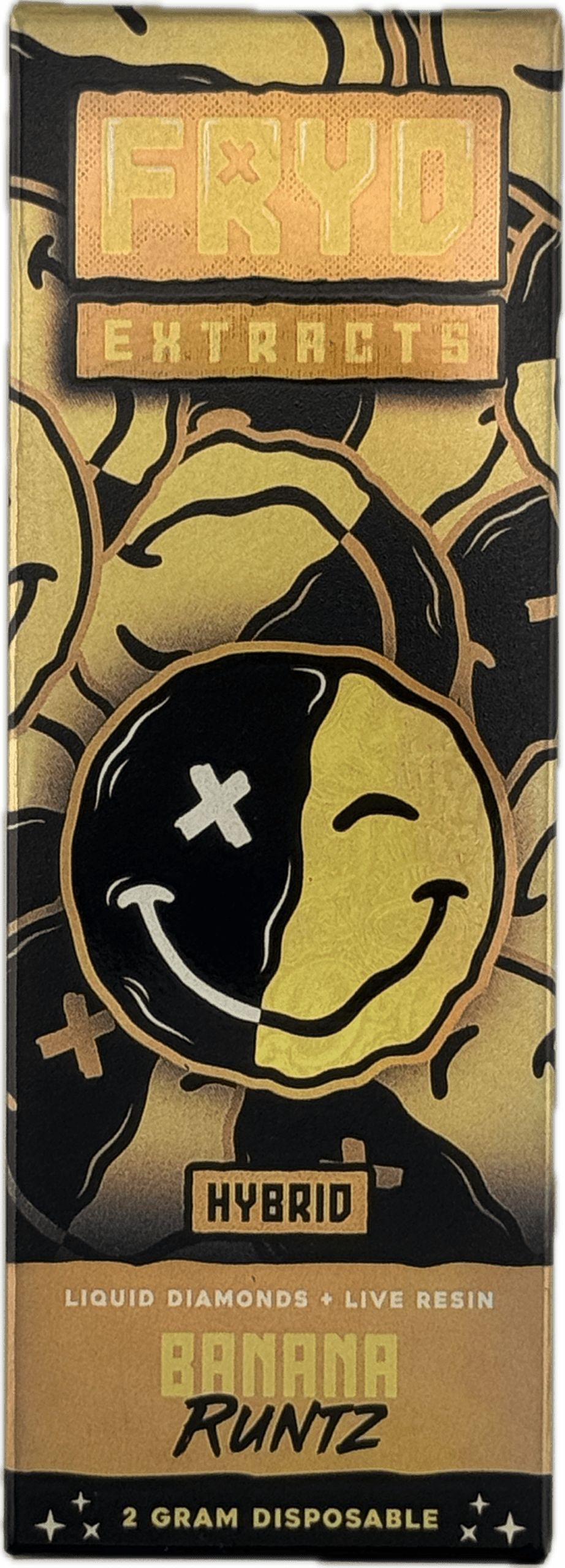 Subject-7-scaled-1.png FRYD Extracts Banana Runtz 2G Disposable Vape – Liquid Diamonds + Live Resin (Hybrid) - Image 1