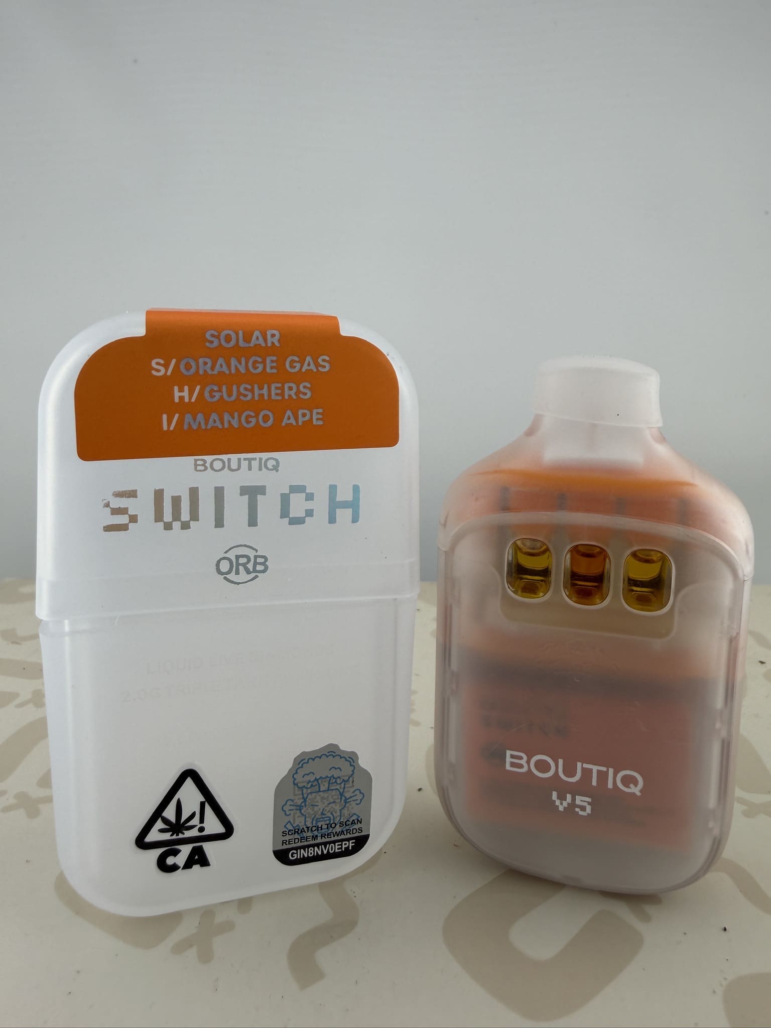 00203255-CDEC-47E5-8B8F-185D493EAF13_1_102_o.jpeg Orange Gas x Gushers x Mango Ape | 2G Liquid Diamonds Triple Tank Disposable (V5) | Sativa x Hybrid x Indica π₯ NEW DROP - Image 1