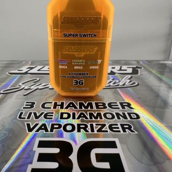 Strawberry Cooler x Honey Banana x Gelato 41 | Sluggers Hit Super Switch 3G Live Diamond Vaporizer | Indica x Indica x Hybrid 🔥 NEW DROP
