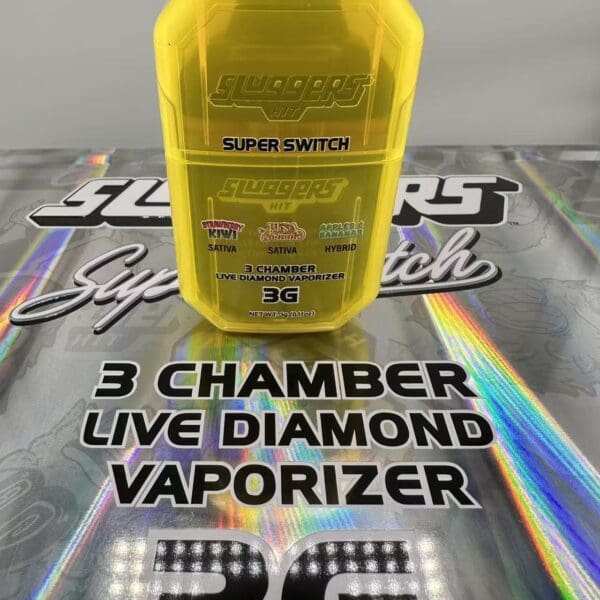 Strawberry Kiwi x Piña Colada x Apples & Bananas | Sluggers Hit Super Switch 3G Live Diamond Vaporizer | Sativa x Sativa x Hybrid 🔥 NEW DROP