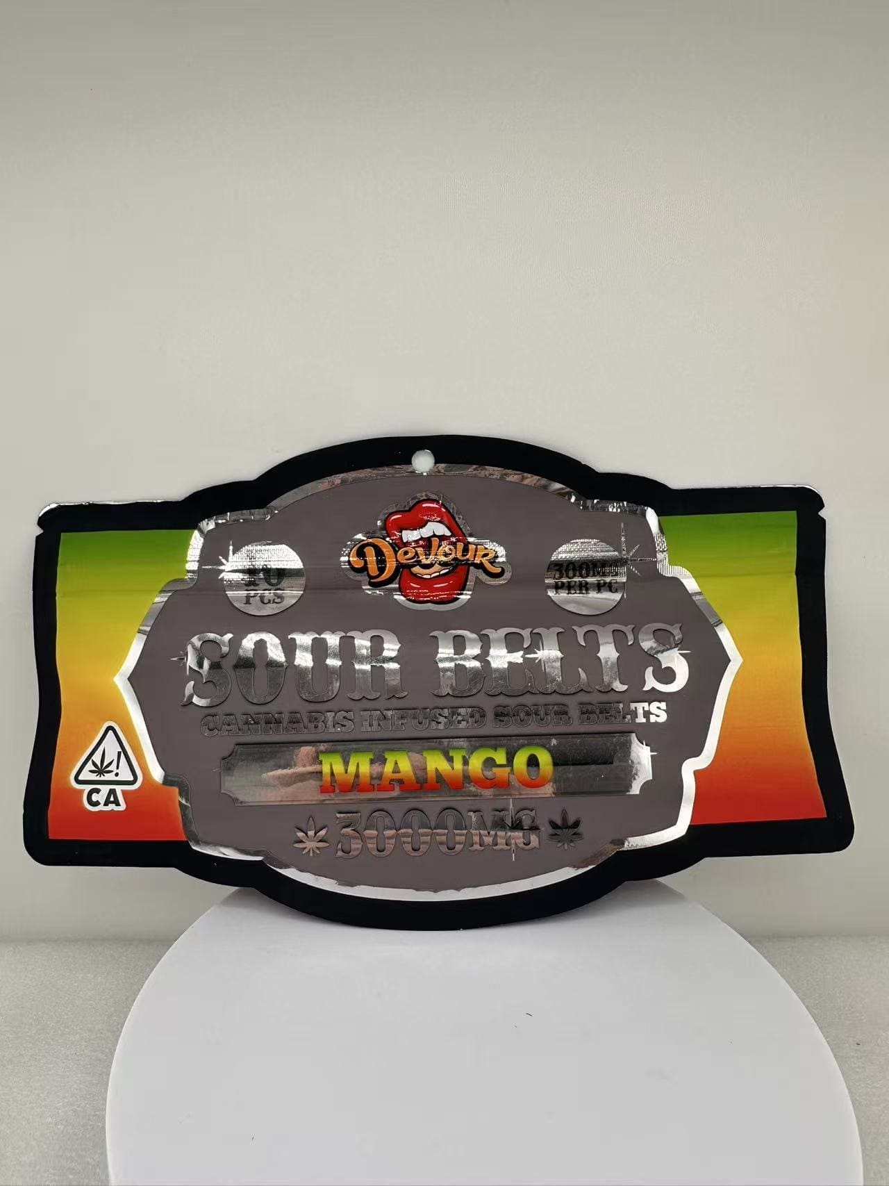 48c4fd48e490862980c7dd296d948a4c.jpg Devour Mango Sour Belts | Cannabis-Infused Edibles | 3000mg Total THC (300mg Each) - Image 1