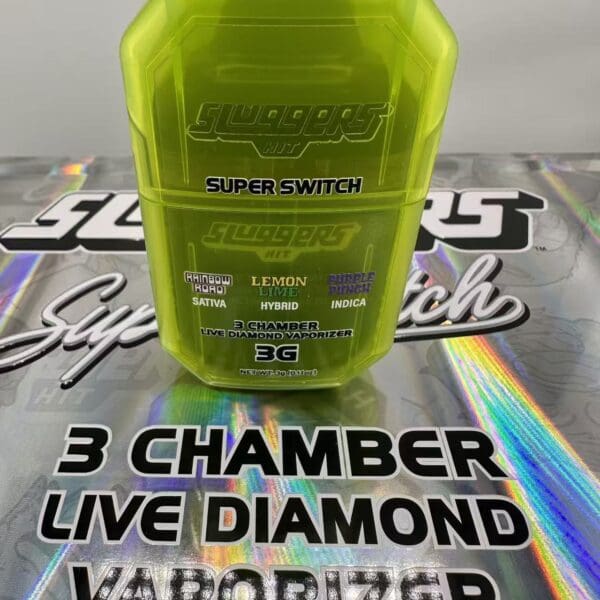 Rainbow Road x Lemon Lime x Purple Punch | Sluggers Hit Super Switch 3G Live Diamond Vaporizer | Sativa x Hybrid x Indica 🔥 NEW DROP