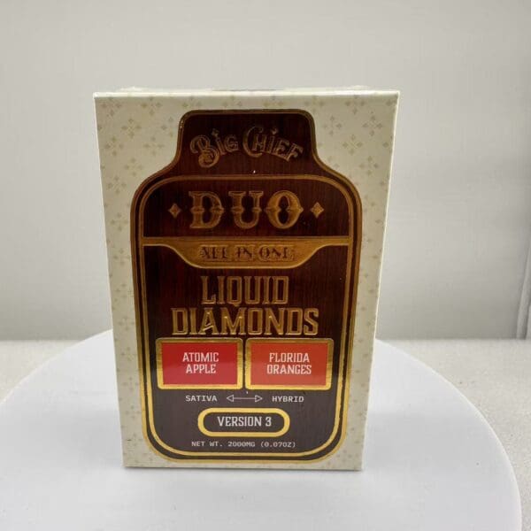 Atomic Apple x Florida Oranges | Big Chief DUO Version 3 2G Liquid Diamonds All-In-One | Sativa x Hybrid 🔥