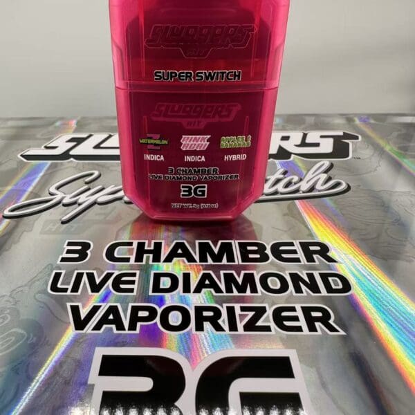 Watermelon Z x Pink Acai x Apples & Bananas | Sluggers Hit Super Switch 3G Live Diamond Vaporizer | Indica x Indica x Hybrid 🔥 NEW DROP