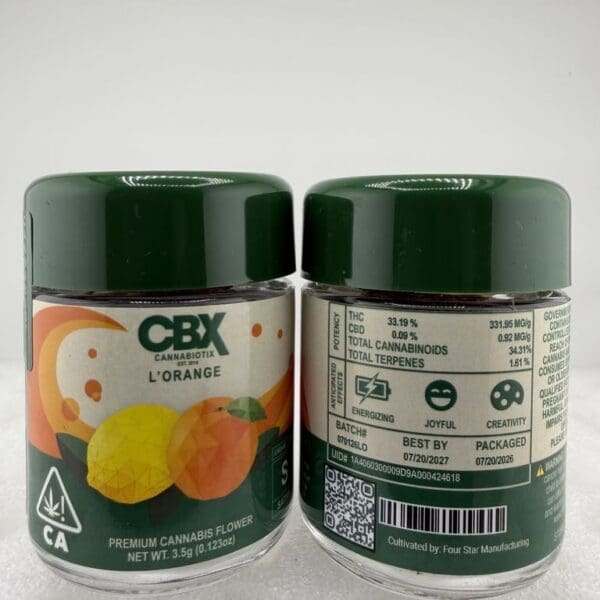 CBX L'Orange | Sativa | 3.5G Premium Cannabis Flower